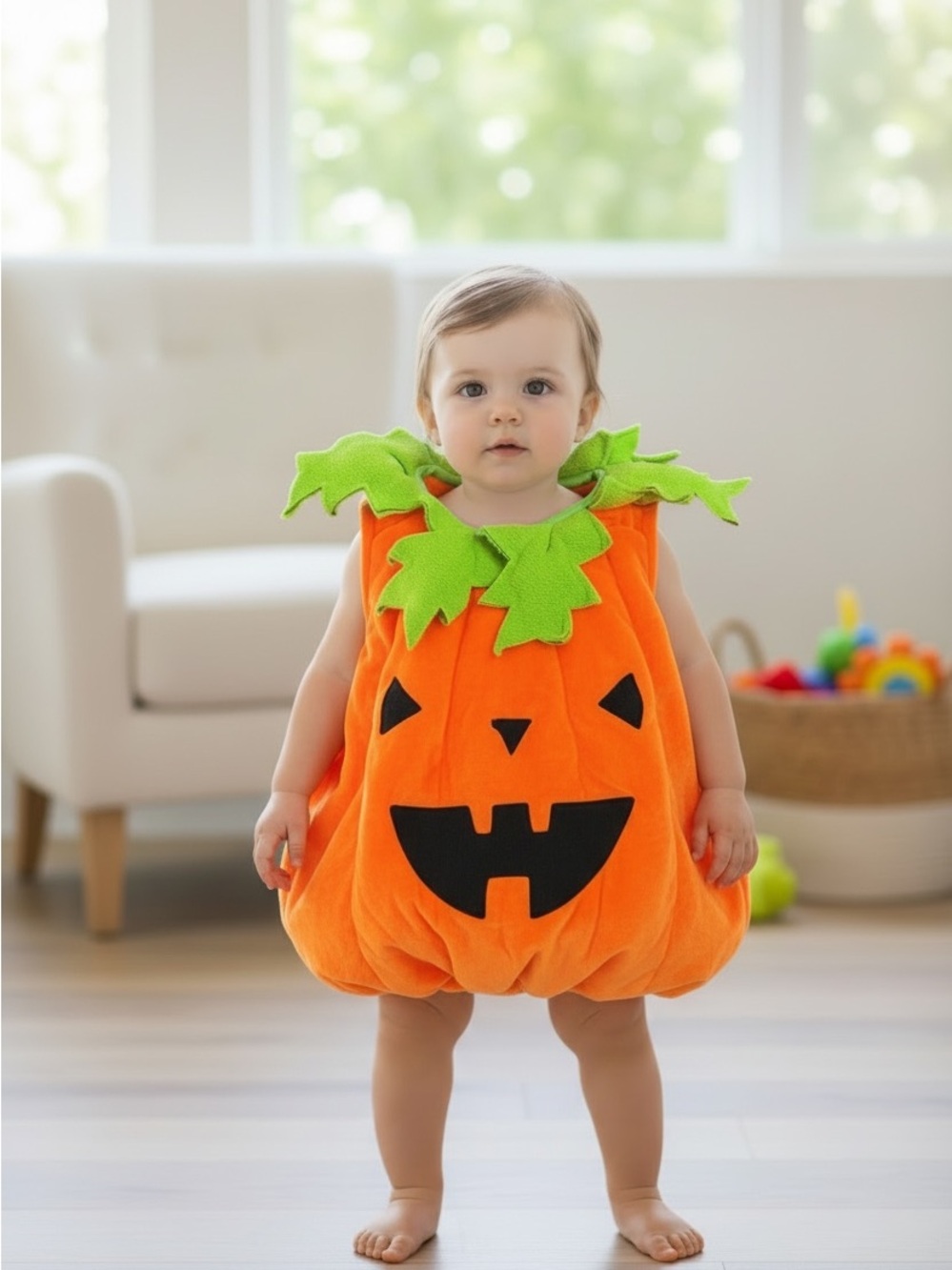 Pumpkin baby suit Halloween 12 months